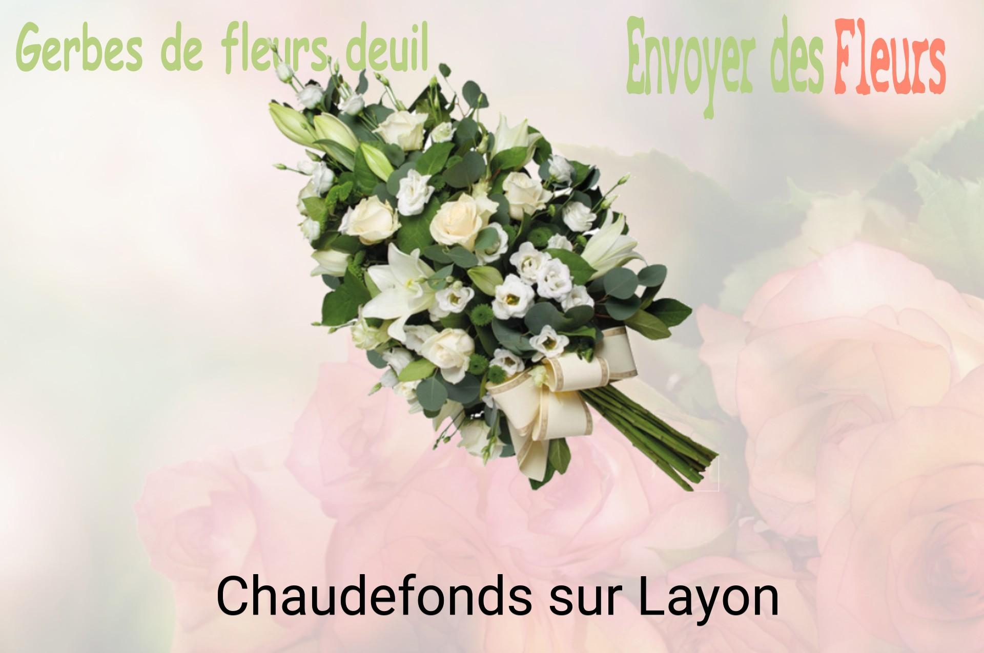 Gerbe de fleurs de deuil livrée à Chaudefonds-sur-Layon